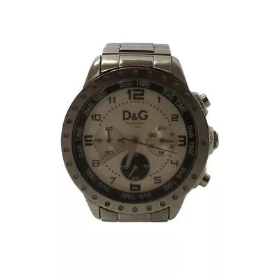 D&G Quartz Watch Analog Stainless Steel Silver DW0191 • $80.75