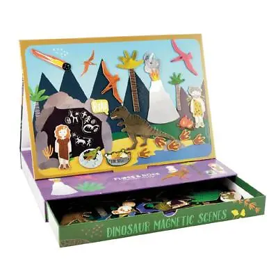 Floss And Rock Magnetic Play Scenes Game Fun Kid Children Set Kit Dino Dinosaur • £19.99