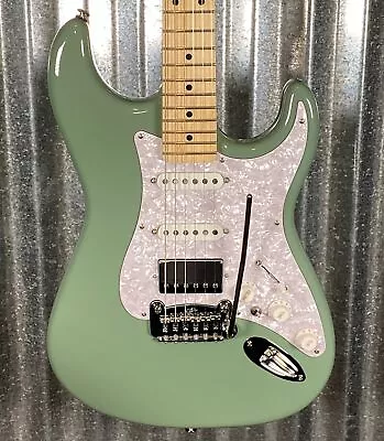 G&L USA 2022 Fullerton Deluxe Legacy HB Matcha Green Guitar & Bag #9288 Used • $1299