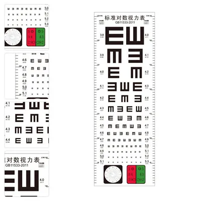 £3.98 • Buy 1 Sheet Eye Chart Decor Visual Acuity Test Vision Eye Chart
