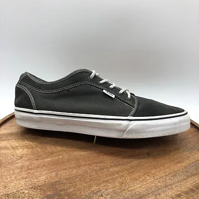 Vans Men's Classic Skate Chukka Low Pewter Grey Suede Aloha Shoes Size 11.5 • $34.97