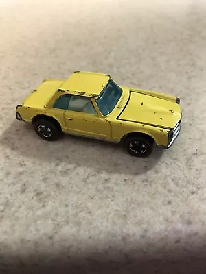 HOT WHEELS Redline 1973 Enamel Mercedes Benz 280SL In Yellow • $20.50