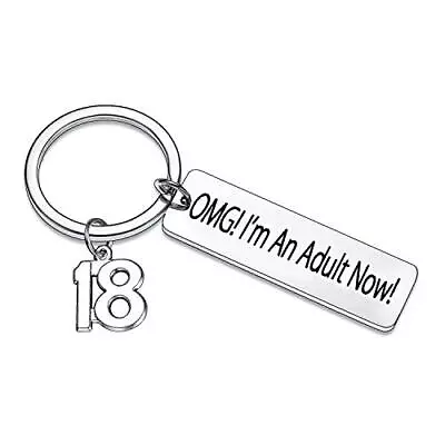 18th Birthday Gifts Birthday Keyring Gifts For Girls Boys Key Ring Birthday K... • £7.07