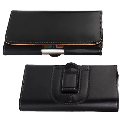 $8.99 • Buy For SONY Xperia XA1 Ultra Universal Horizontal Belt Clip Leather Pouch Case