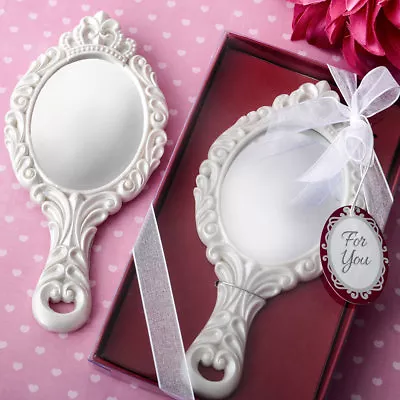 12 Royal Princess Themed Hand Mirror Sweet 16 Fairytale Bridal Shower Favors • £33.18