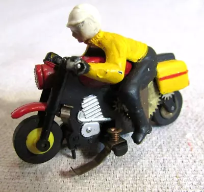 1960's Slot Car Aurora Thunderjet  500  Yellow Motorcycle HO Scale • $41