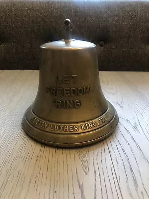 Martin Luther King Jr Commemorative Brass Bell Let Freedom Ring 1929-1968 • $149