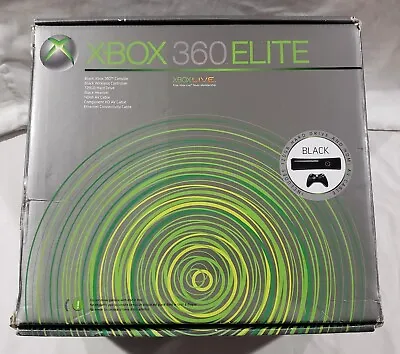 $214.99 • Buy Microsoft Xbox 360 Elite 120GB Console System CIB Complete In Box