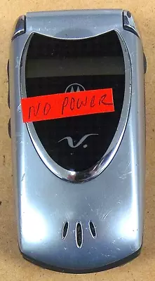 Motorola V Series V60C - Silver And Gray ( Telus ) Very Rare CDMA Flip Phone • $5.09