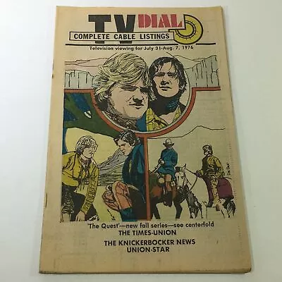 VTG TV Dial Complete Cable Listings July 31-August 7 1976  The Quest  Series • $17.95