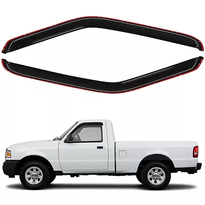 In Channel Tape-On Window Visor Rain Guards For 93-11 Ranger Regular Cab • $28.25