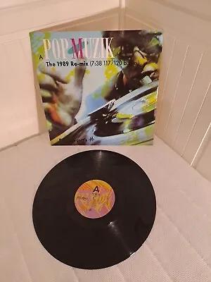 M - Pop Muzik (The 1989 Re-mix) 12  Single Vinyl • £3.49