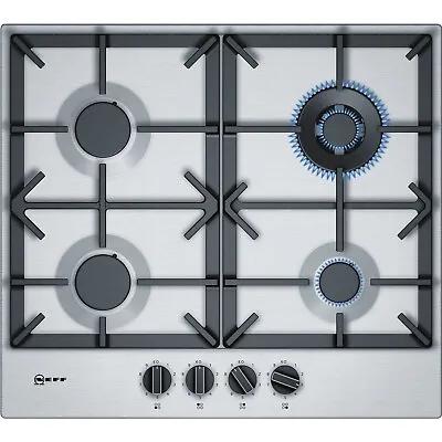 Neff N70 60cm 4 Burner Gas Hob - Stainless Steel T26DS59N0 • £482.11