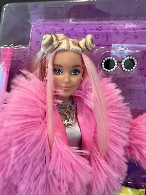 Mattel Barbie Extra Doll #3 NIB In Pink Coat W/Pet Unicorn Pig - Sealed SALE • $29.95