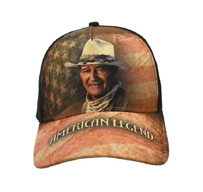 New John Wayne American Legend Baseball Hat Cap Gift Photo Cowboy Western Movie • $22.75