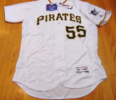 New Majestic Mlb Authentic Pittsburgh Pirates Josh Bell Flex Jersey Size 48 • $92.99