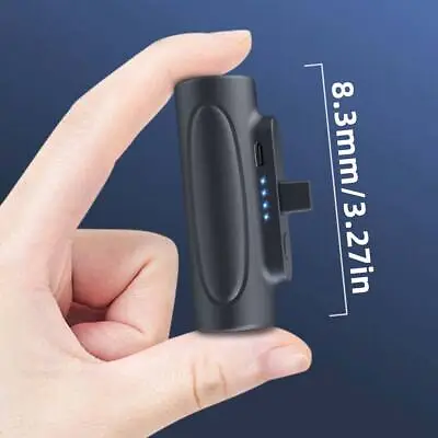 Portable Fast Power Charger Case 5000mAh Mini Charging Torch For IPhone Samsung • £12.46