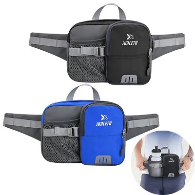 Running Belt Waist Bag Sports Fanny Pack Bag With Water Bottle Holder UK Outdoor • £14.63