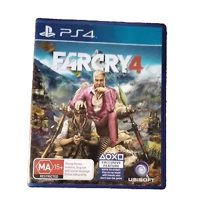 Far Cry 4 -PlayStation 4 PS4 Game Complete With Manual (2014) • $13.95