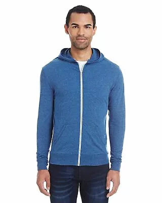 Threadfast Apparel T-Shirts Unisex Triblend Full-Zip Light Hoodie 302Z • $18.89