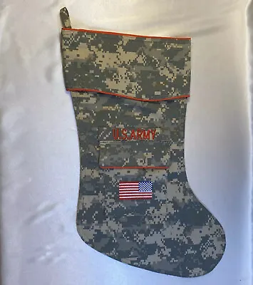 £17.31 • Buy US Army Christmas Stocking Digital Camouflage Pattern Camosock USA Made NEW