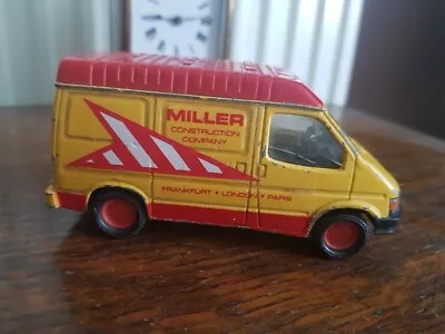 Vintage Matchbox 1989 Super King - Ford Transit Miller Construction Company Van • £4.99