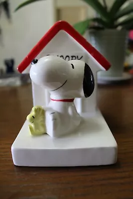 Snoopy Woodstock Dog House Planter Ceramic Made In Japan • $50