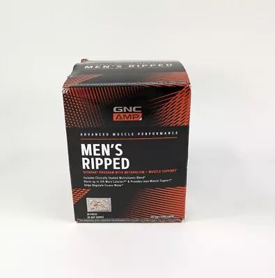 GNC AMP Men's Ripped Vitapak Program Muscle Support - 30 Capsules (220311) • $46.95