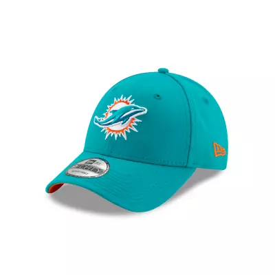 Miami Dolphins NFL New Era 2018 The League 9FORTY Adjustable Hat~Aqua • $24.99