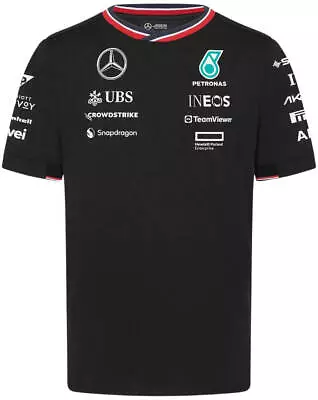 Mercedes AMG Petronas F1 Men's Team T-Shirt - Black • $70