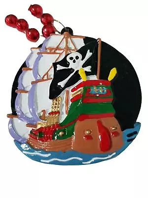 Pirate Ship Jolly Roger Skull Crossbones Gasparilla Mardi Gras Beads • $5.49