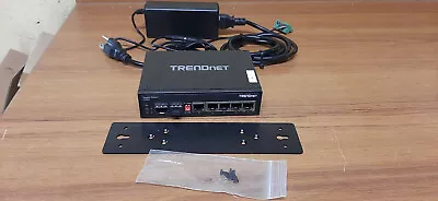 TRENDnet TI-G62 6-Port Hardened Industrial Gigabit DIN-Rail Switch 2 SFP • $90