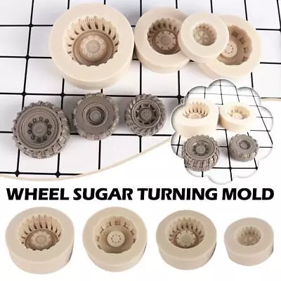 Vehicle Tyre Silicone Mould Car Tractor Motorbike Fondant Wheel' Cake Y8C5 • £2.66