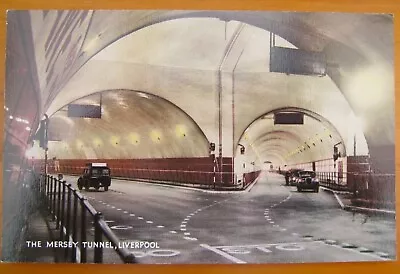 Vintage Postcard  Mersey Tunnel Liverpool Wirral Unposted 1960s / 1970s • £2.49