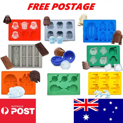 $59 • Buy Star Wars Silicone Ice Tray Mold Ice Cube Tray Chocolate Fondant Pudding DIY OZ