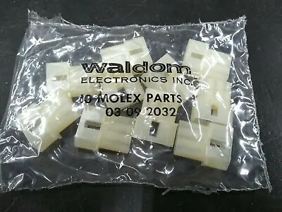 (10) Waldom Molex 03092032 3-Position Single Row Connector • $6.50