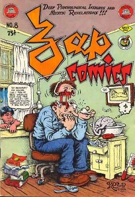 ZAP COMICS NO. 8 (NO. 8) By R. Crumb & S. Clay Wilson *Excellent Condition* • $41.95