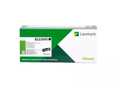 1 X Lexmark Black Original OEM Toner Cartridge B222000 - B2236 - 1200 Pages • £56.99