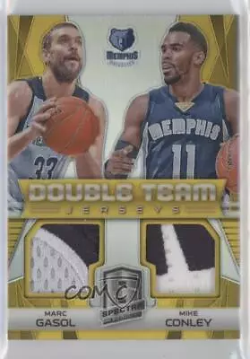 2014-15 Panini Spectra Double Team Jerseys Gold Prizm /10 Marc Gasol Mike Conley • $103.74