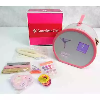 American Girl ISABELLE DANCE CASE Ballet Shoes Hair Accessories Bun Helper BOX • $111.34