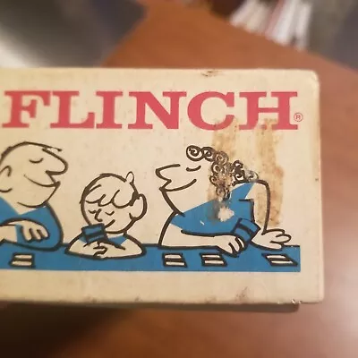 Vintage 1963 Flinch The Famous Card Game Complete Box Parker Brothers • $14.95