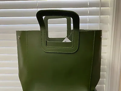 Macy’s GREEN Tote New With Tags In Plastic! • $14