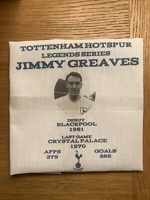 £3.99 • Buy Jimmy Greaves Handkerchief Tottenham Hotspur