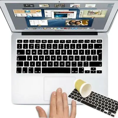 £3.49 • Buy Black Skin Keyboard Cover Case For Apple MacBook Air 11 13'/Pro 13/14/15/16/12''