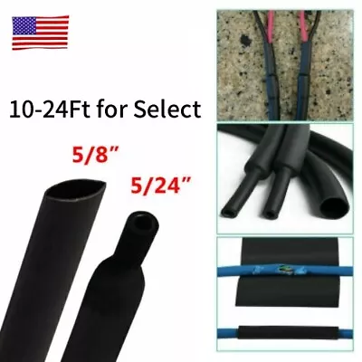 5/8  Dia Marine 3:1 Heat Shrink Tubing Adhesive Lined Wire Cable Wrap Waterproof • $11.59