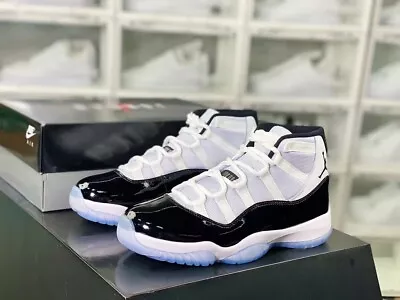 Air Jordan 11 Retro  Concord  Men's Sneakers 378037-100 Cool • $308.88