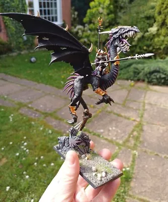 Warhammer Black Dragon With Dark Elf Rider Age Of Sigmar The Old World • £20