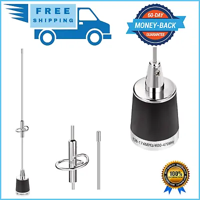 Bingfu Dual Band VHF UHF 136-174MHz 400-470MHz Mobile Radio NMO Antenna Vehicle • $28.79