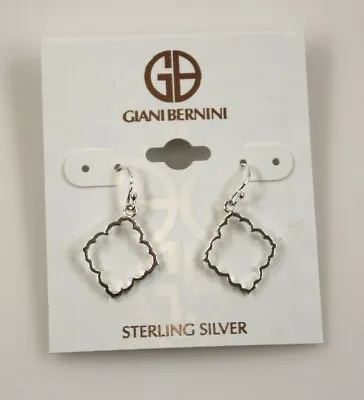 Giani Bernini Moroccan-Style Open Drop Earrings In Sterling Silver • $14.95