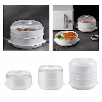 Microwave Heating Steamer Microwave Pot Steamer Microwave Food Steamer For Home • £7.12